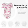 thumbnail image 6 of Daiia Breast Cancer Pink Ribbons Awareness (2) print Women's Crew Neck Short Sleeve Bodysuit Fashion Tops Fit Casual Basic Extender Bodysuit-XX-Large, 6 of 9