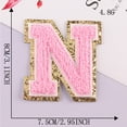 thumbnail image 2 of Mashaouyo ClearanceComputer Embroidery Label Towel Embroidery English Letter Patch Sticker Clothing Accessories Badge Embroidery Cloth Label Embroidery Cloth Sticker One Size Multi-Color, 2 of 2