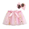 thumbnail image 4 of RUTAYY Toddler Girls Dresses Dance Party Dresses Ballet Dressess Hairclip Set fashion Dresses, Pink, 2-4 Years, 4 of 4