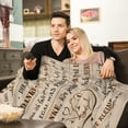 thumbnail image 5 of Yibo Wedding Anniversary Gifts for Men Blanket Flannel Soft and Comfortable Anti-static Bed Sofa Blanket, 5 of 7
