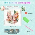 thumbnail image 2 of 5D DIY Diamond Painting Kits, Butterflies for Adults Special Diamond DIY Art Kits for Home Decoration and Gift Options, 2 of 4