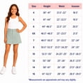 thumbnail image 6 of Jessica Simpson Girls Denim Skort Casual Mid Waist Denim Skirts with Shorts with Pockets, 6 of 7