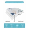 thumbnail image 4 of Twin Quilt Bedding Set, Navy Blue Coastal Reversible Summer Quilt 3 Pieces, Shell Starfish Coral Nautical Summer Ocean Lightweight Bedspreads Coverlets with 2 Pillow Shams for All Seasons, 4 of 5
