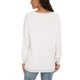thumbnail image 3 of Top De Cuello Redondo Manga Larga Diseño De Empalme Versátil Sudadera De Mujer Top Para La Vida Diaria Fiesta Club Vacaciones Oficina Blanco M, 3 of 5