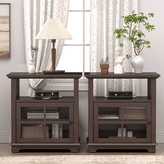 OSP Home Furnishings Flower Side Table with White Top and Nickel