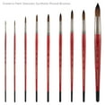 thumbnail image 7 of Creative Mark Staccato Artist Paintbrush - Round Size 20 - Synthetic Long Handled Brushes For Acrylic Paints, Handmade and Full Bodied With Springy Response, 7 of 7