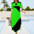 thumbnail image 3 of Shego Halloween Costume Long Sleeved Shirt Dress Dress for girls summer dresses ladies, 3 of 6
