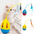thumbnail image 2 of Pet Toy Interactive Tumbler Cat Feather Toy Cat Teaser Toy Cat Training Toy, 2 of 6