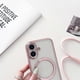 thumbnail image 4 of For iPhone 17 Case Compatible with MagSafe Electroplating TPU Phone Cover with Long Lanyard - Rose G, 4 of 5