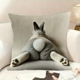 thumbnail image 6 of Animals Print Throw Pillow Cover - Soft Comfortable Decorative Cushion Cover for Sofa and Bed, Home Decoration Pillowcase, 6 of 6