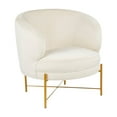 thumbnail image 2 of LumiSource Chloe Accent Chair, Gold/Emerald Green, 2 of 7