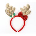 thumbnail image 1 of 2023 decoraciones de fiesta de moda bebé niña mágica Navidad Santa Claus muñeco de nieve ciervo cuerno asta banda para el cabello, 1 of 4