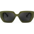 thumbnail image 2 of FEISEDY Oversized Square Sunglasses for Women Men Thick Frame Shades B4074, 2 of 15