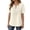 Womens tops Beige, variant on FASHOFT Womens Short Sleeve Blouse V Neck Lace Casual Loose Bohemian Style Top Summer Cotton Soft Flowy Beige XL