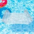 thumbnail image 3 of Portable PVC Water Hammock Recliner Inflatable Floating Swimming Mattress with Sequins Foldable Swimming Pool Accessories 2PCS, 3 of 6