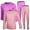 Combo C, variant on Girls 2-Pack Thermal Waffle Active Base Layer Sets| Long Sleeve Shirt and Pants (Combo A, 14/16)