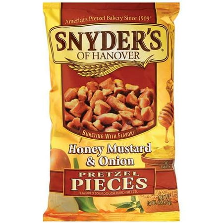 Snyder's Of Hanover: Hard Sourdough Honey Mustard & Onion Pretzel Pieces, 10 Oz