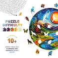 thumbnail image 3 of Puzle de madera Purdicra Sunrise Scenery Animal, 200 unidades, 3 of 7