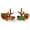 B, variant on DagobertNiko Christmas Reindeer Antlers Headband Hairpins Hairbands Girls Beauty Headdresses Pine Cone Hair Accessories Cute Reindeer Christmas Hair Clips