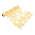 thumbnail image 1 of Camino de mesa metálico dorado con purpurina, rollo de camino de mesa de malla, decoración de mesa, centro de mesa para bodas, despedidas de soltera, baby showers, fiestas de cumpleaños, 1 of 7