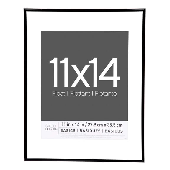 Studio Decor Basics Black Thin Float Frame
