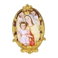 thumbnail image 1 of KLKCMS Catholic Jesus Mother Mary Sculpture 3D Handpainted Collection Religious Figure, 1 of 9
