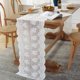 thumbnail image 1 of Fiudx Camino de Mesa de Encaje, Exquisito Diseño de Algodón Bordado, Elegante Decoración para Fiestas, Fácil de Limpiar y Mantener, Uso Versátil para Eventos, Regalo Perfecto para La Decoración Del H, 1 of 6