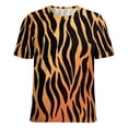 thumbnail image 5 of Animal Print Patterns Women's T-Shirt Short Sleeve T Shirts Tops Tee Ladies Loose T, 5 of 6