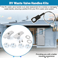 thumbnail image 4 of RV Sewer Valve Handle Replacement for Waste Valve Extension Tube, RV Waste Valve Aluminium Handle Kits, 4 of 7