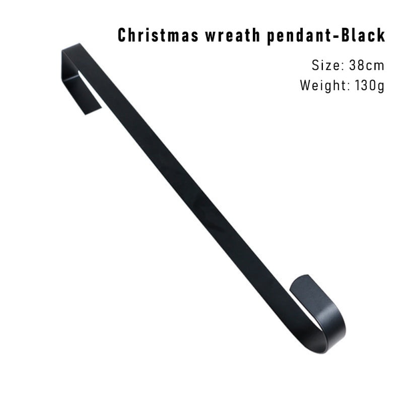 Christmas Wreath Hook,Metal Wreath Hanger for Front Door Party Xmas