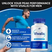 Vivalis for Men Capsules - Vivalis Vitamin Complex Pills, Advance Formula, All Natural, 60 Capsules