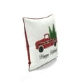 thumbnail image 3 of Lush Decor Holiday Truck Plaid Decorative Pillow Cover Red, 3 of 7