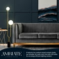 thumbnail image 4 of Sunshine Lighting B3167077 Ambiate Inversione Modern U-Shaped Floor Lamp E26 Base - 40W - Black & Gold, 4 of 5