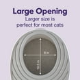 thumbnail image 3 of Litter Genie Round Top Entry Cat Litter Box Litter Particle Catching Cover and with Scoop, 3 of 7