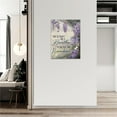 thumbnail image 6 of Farmhouse Purple Lavender Decor Wall Art Rustic Farm Country Flower Pictures Wall Decor Canvas Painting Prints Artwork Home Decorations Framed for Bathroom Kitchen Bedroom 12"x16", 6 of 6