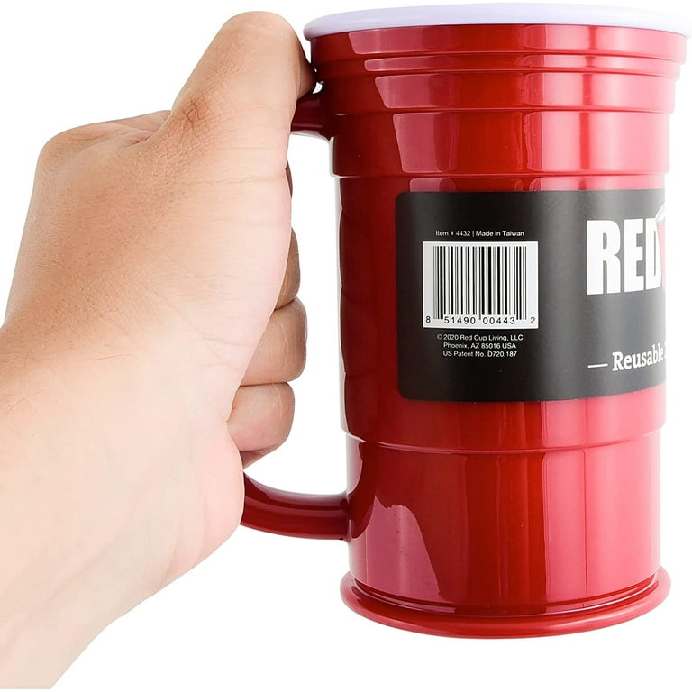 Red Cup Living Reusable Plastic Coffee Mug, 24 oz mug - Set of 2, 1 -  Harris Teeter