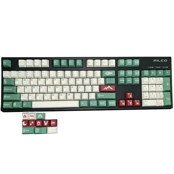 Camping Thermal 104 Keys Keycap Sublimation 5 Surfaces Cherry Profile Pbt Keycap For Cherry Switch Mechanical Gaming Keyboard Walmart Com