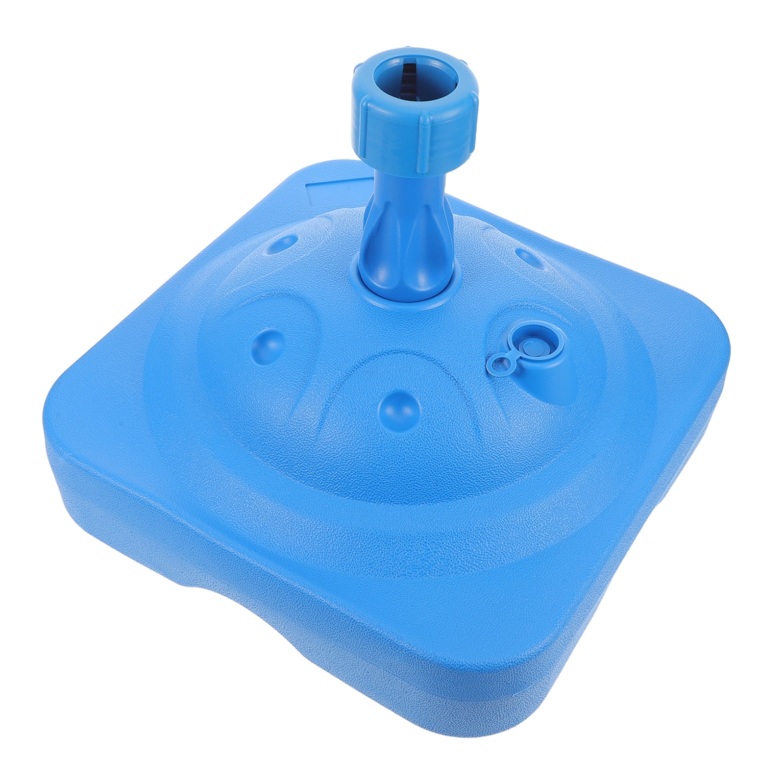 HONMEET Heavy Duty Blue Outdoor Flagpole Base Stand Water Filled Flag Holder for Home