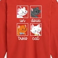 thumbnail image 3 of Disney Classics - Cats & Dogs - Un Deux Trois Cat - Toddler And Youth Long Sleeve Graphic T-Shirt, 3 of 5