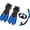 Blue, variant on 180 Degree Panoramic View Childs Diving Snorkels Face Cover Snorkels Face Cover Goggles for Scubas Diving, Snorkeling, Freediving Anti Fog Snorkel