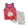 thumbnail image 1 of Ropa para niños Conjuntos cortos para niños Trajes de Camiseta y pantalones cortos 1-5 Estilo1 80-90cm Hugo Tops Conjuntos de pantalones de camiseta, 1 of 10