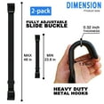 thumbnail image 3 of Adjustable Trash Can Lock Strap - Heavy-Duty Elastic Cord with Hooks, Secure Lid for Bears, Raccoons & Wind, Universal Outdoor Garbage Bin Strap (2 Pack), 3 of 6