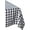 Navy & White Check, variant on Spring Summer Lemon Tablecloth 60x84 Inch Waterproof Blue, Stain Resistant Cloth for Party, Picnic, Dinner Decor, Vibrant and Elegant