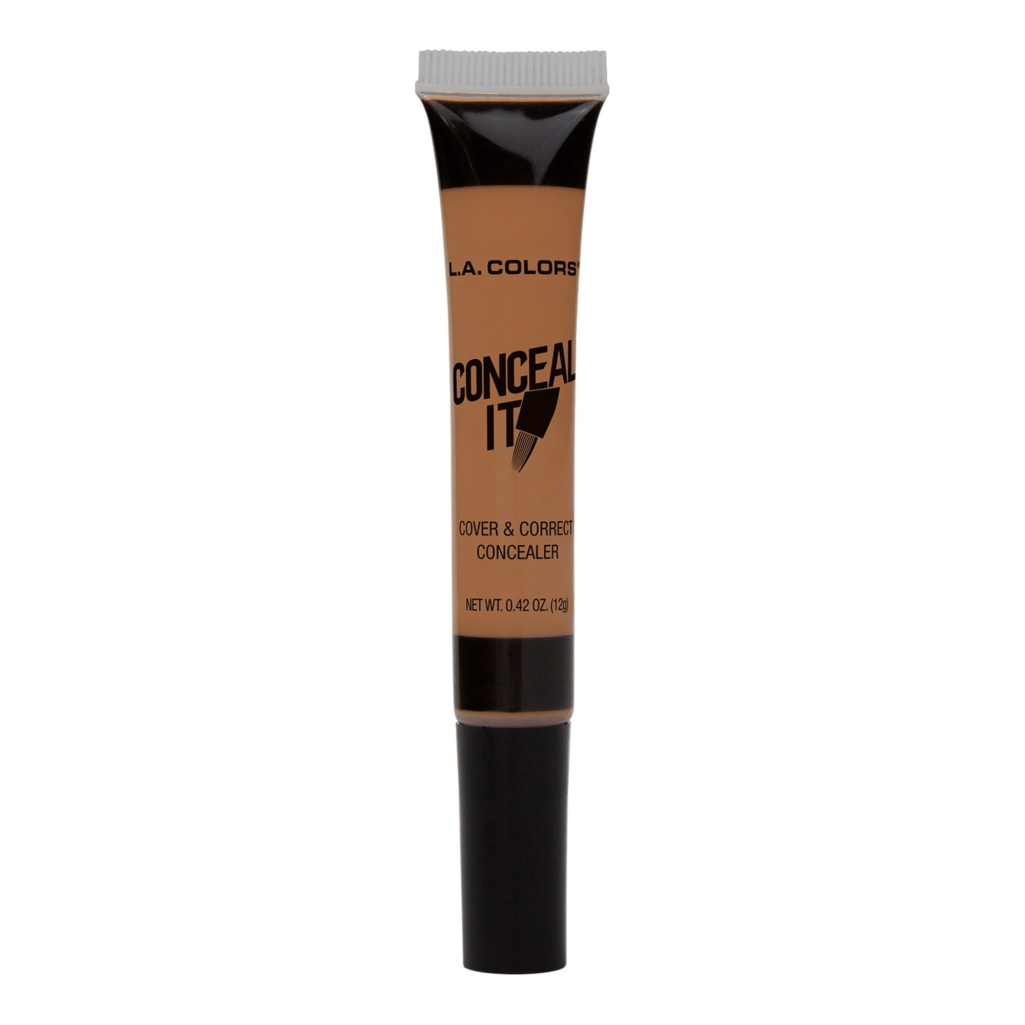 L.A. COLORS Concealer High Coverage, Conceal It, Deep Brown, 0.42 fl oz
