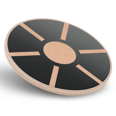 MADOG Wooden Wobble Balance Board with 360° Rotation, Exercise Balance Stability Trainer for Standing Desk Home Gym, Pink
