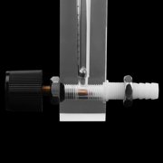 2-20LPM Flowmeter Gas Flowmeter, Acrylic Unidirectional Gas Meter 2-20LPM with Control Valve, Transparent Pressure , Simple to Use, 8mm Barbs, Industry Use, Oxygen Flowmeter, for Detecting