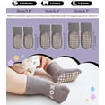 thumbnail image 6 of Baby Socks Toddlers Socks Baby Toddler Girls Boys Non Slip Grips Socks with Grippers Cotton Gifts Socks, 6 of 6