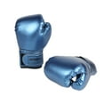 thumbnail image 4 of Guantes Boxeo 2 Piezas Entrenamiento Kickboxing para Niñas Juveniles () Azul, 4 of 9
