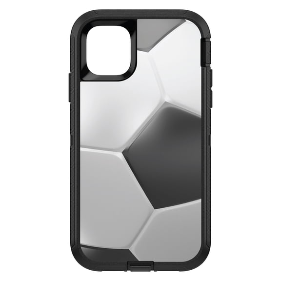 DistinctInk Custom SKIN / DECAL compatible with OtterBox Defender for iPhone 11 Pro (5.8" Screen) - Soccer Ball 3D