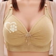 thumbnail image 2 of Hrsba Supportive Bras for Women D E F G Cup Wireless Push Up Breathable Daily Full Figure Bra, 2 of 5